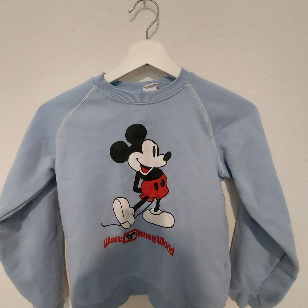 Disney Kids Blue Mickey Mouse Sweatshirt